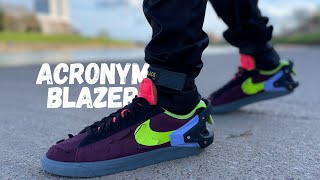 Did You Know They Can Do This Nike x Acronym Blazer Low Review amp On Foot [upl. by Jarrod]