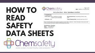 How to read Safety Data Sheets Webinar [upl. by Seale]