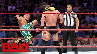 Neville vs Akira Tozawa  WWE Cruiserweight Championship Match Raw Aug 14 2017 [upl. by Johannessen]