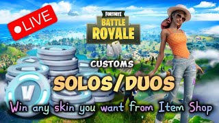 Fortnite Customs Win any skin you want [upl. by Orson]