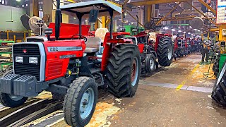 Massey Ferguson Tractor 385 Production Factory 60 years old  SkilledHands10 [upl. by Bullough346]