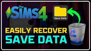 How to Recover Sims 4 DELETED SAVE FILE  Restore LOST Sims 4 Save Game amp Family HIDDEN TRICK [upl. by Ahsias]