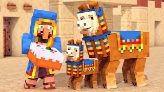 Llama amp Wandering Trader Life  Minecraft Animation [upl. by Dearman583]