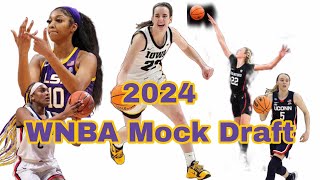 2024 WNBA Mock Draft [upl. by Aronoel]