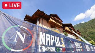 Napoli a Dimaro 🔴 Larrivo della squadra in DIRETTA su CalcioNapoli24 [upl. by Tlok]