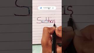 Colour pen writing subscribe comment like [upl. by Sivolc]