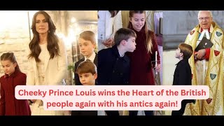 Cheeky Prince Louis wins the Heart of the British people again with his antics again [upl. by Elizabet]