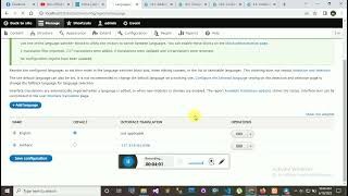 how to install module and configuring Content Translation drupal 9 [upl. by Jerrold]