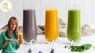 Energy amp Immune Boosting Smoothies to Start Your Day Off Right  plantbased vegan [upl. by Nive546]