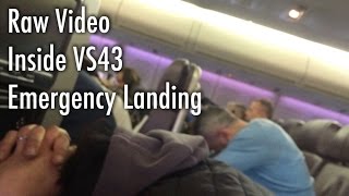 Emergency Landing  Virgin Atlantic Flight VS43 B747  Full Onboard Video [upl. by Aikram]