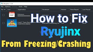 How to Fix Ryujinx From Freezing [upl. by Horatius]