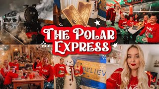 RIDING THE POLAR EXPRESS IN WENSLEYDALE YORKSHIRE UK  THE POLAR EXPRESS EXPERIENCE VLOG 2023 [upl. by Namyw]