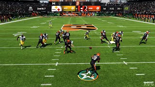 Madden NFL 22  Pittsburgh Steelers ​vs Cincinnati Bengals ​ Gameplay PS5 UHD 4K60FPS [upl. by Yrelbmik468]