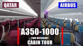 First Airbus A350 1000 two different Cabin tour including Qatar Qsuit I [upl. by Duncan]