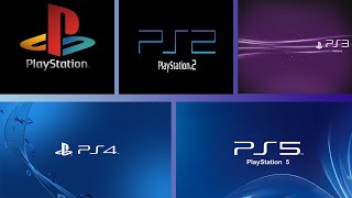 Evolution of Playstation Startup Screens gamehistory Playstation [upl. by Salba]