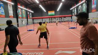 India Badminton Mens Doubles at R3 Badminton Excellencia Hyderabad 7624 [upl. by Annawit76]