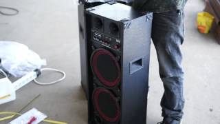 unboxing SPB 210 PA ACTIVE SPEAKERSET 2H 10 1200W [upl. by Akinert577]