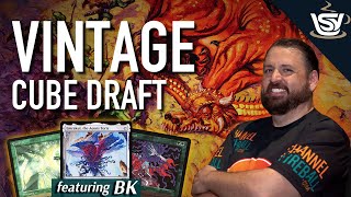 Sneaking In A Draft With BK  Vintage Cube Draft [upl. by Nahtanoy691]