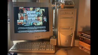 GTA SAN ANDREAS on a Retro PC  Lets Go Back to Los Santos in 2025 [upl. by Aicenat624]