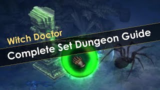 Diablo 3 Complete Witch Doctor Set Dungeon Guide [upl. by Weintrob]