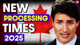 Canada Immigration  New Processing Times January 2025  IRCC Updates [upl. by Marcy]