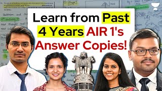 How to use UPSC Topper Copies  Learnings from Last 4 Years AIR 1s Topper Copies Revealed 🔥 [upl. by Sikram]