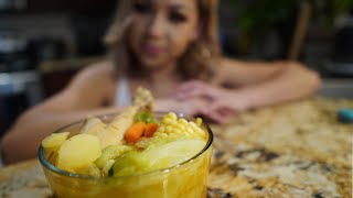 CALDO DE POLLO  TRADITIONAL MEXICAN CHICKEN SOUP [upl. by Amliv]