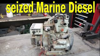 Can It Be Saved Junked Marine Diesel Gen Set pt 1 [upl. by Root]