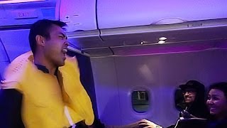 Virgin America Flight Attendant Safety Dances to VXsafetydance [upl. by Aydan718]