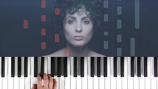 Barbara Pravi  Voilà  PIANO TUTORIAL [upl. by Suryc]