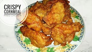 Crispy Cornmeal Fried Chicken With Sweetened Condensed Milk Fried Chicken Recipe [upl. by Elfreda]