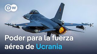 Ucrania se prepara para recibir aviones de combate F16 [upl. by Enihpled]