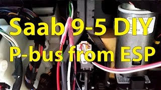 Saab 95 Tuning Adding ISO 157654 Canbus to the OBD2 port  Trionic Seven [upl. by Omer42]