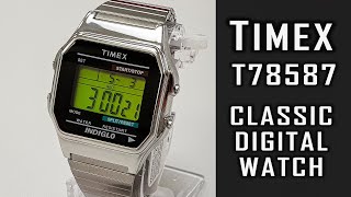 Timex T78587 classic digital watch reviewmanual 237 timex gedmislaguna [upl. by Yantruoc564]