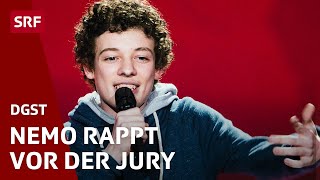 Nemo Mettler  Rap Auftritt  Schweizer ESCGewinnerin rappt 2015  DGST  SRF [upl. by Helga]