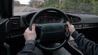 1989 Porsche 944 Turbo Test Drive [upl. by Nerahs338]