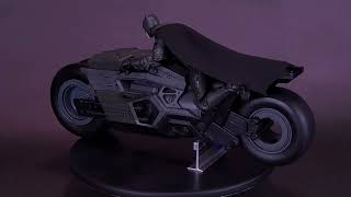 McFarlane Toys DC Multiverse The Flash Movie Batcycle TheReviewSpot [upl. by Aisa]