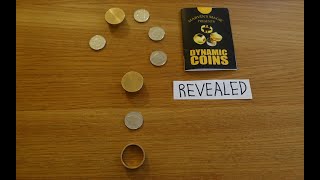 AMAZING MAGIC COIN TRICK REVEALED  Marvins Magic Dynamic Coins Review and Explanation [upl. by Bonaparte]