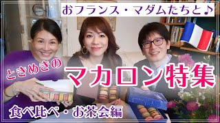 【パリVLOGときめきのマカロン特集PART2♪】～食べ比べ・お茶会編～ [upl. by Vtehsta12]