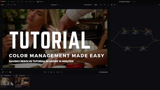 EASY Resolve Color Management TUTORIAL  BEGINNERS in under 10 minutes [upl. by Giana]