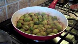 VITOS ITALIAN CUCINA CAVOLINI  BRUSSEL SPROUTS amp Recipe [upl. by Cantone]