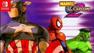 Marvel vs Capcom 2 New Age of Heroes Nintendo Switch  Online Battles 11 [upl. by Rogovy463]