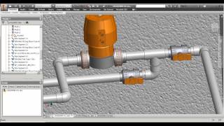 Autodesk Inventor Tube and Pipe [upl. by Dlonyar]