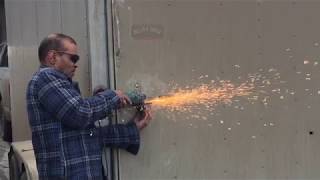 SCARY ANGLE GRINDER INCIDENT [upl. by Rosenzweig101]