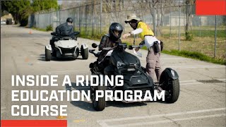 CanAms Rider Education Program 3Wheel Motorcycle Course [upl. by Weitman]