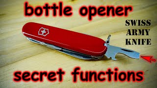 The Secret Functions of the Swiss Army Knife Bottle Opener [upl. by Britteny]