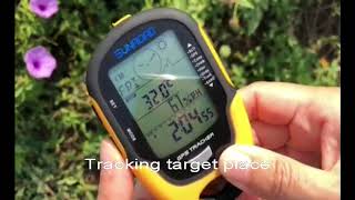 Multifunction GPS altimeter target place save and tracking [upl. by Mulac15]