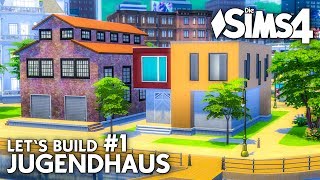 Jugendhaus bauen  Die Sims 4 Lets Build Teenager Treffpunkt 1 deutsch [upl. by Chally]