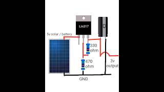 5v to 3v Regulator With Lm317  voltage regulator shorts diy electronic [upl. by Suhcnip382]