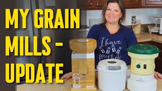 Nutrimill Harvest Grain Mill Review  1 Year Later  What Grain Mills I Use  Grain Mill Reviews [upl. by Lieberman807]